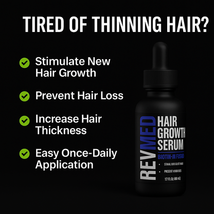 REV MED | Hair Growth Serum – Biotin Infused | 1.7 fl oz (50 mL)